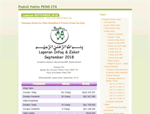 Tablet Screenshot of peduliyatim.eepis-its.edu